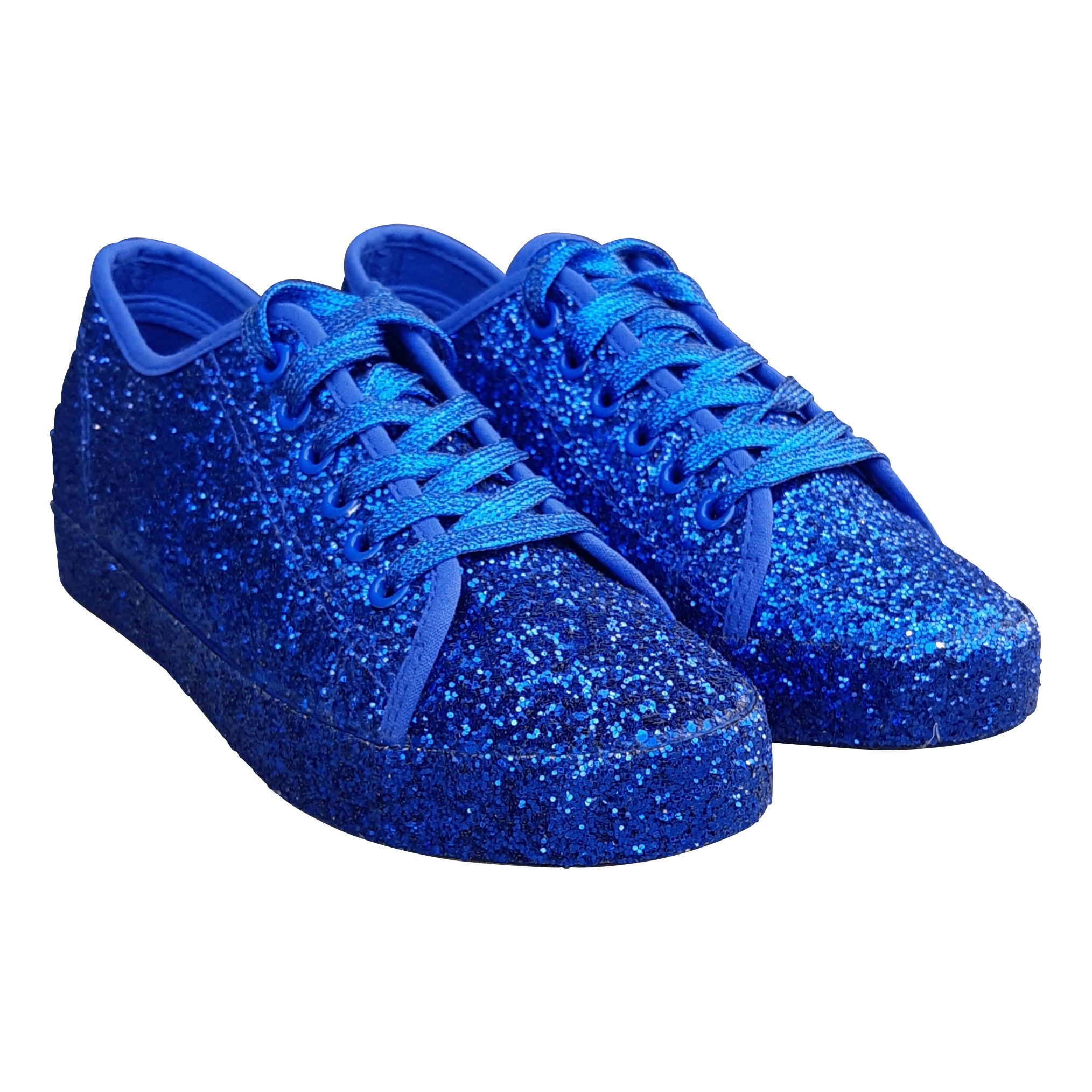 Umeki baard String string Glitter sneakers kobalt blauw – Kees Konings Groothandel